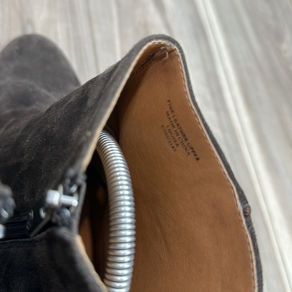 Adrienne Vittadini suede brown block heel boots size 9 - Picture 5 of 7